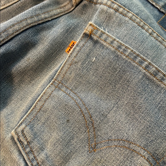Levi's Denim - Vintage 1970s Levi's Light Blue Relaxed Jeans